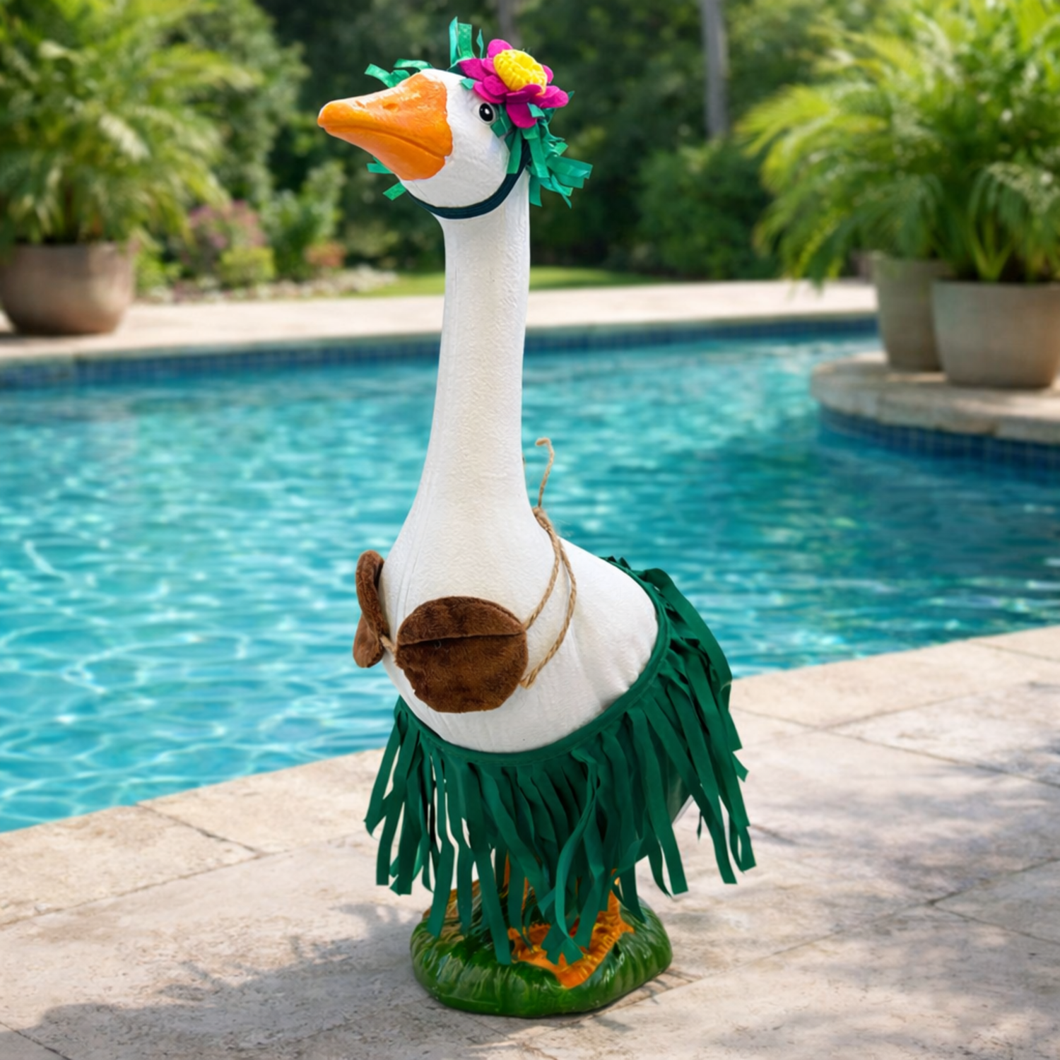 Mainstays Weather-Resistant Resin Porch Goose, 19.6 Inches photo 8