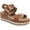 Cognac Smooth, variant on Giani Bernini Womens JERAMMIEP Open Toe Ankle Strap Wedge Sandals