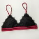 thumbnail image 4 of Traje de baño de dos piezas con sujetador y conjunto de bikini, copa triangular, color negro L, 4 of 9
