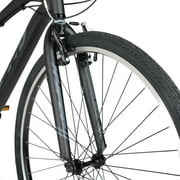 Hyper Bicycles 700c Urban Hybrid Bike, Adults Ages 14+, Gray