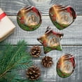 thumbnail image 5 of Flagwix Ceramic Christmas Tree Ornaments| Christ Is Born Hanging Ornament With Ribbon|Christmas Gifts - Oval, 1 Pcs, 5 of 6