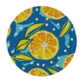 thumbnail image 2 of PIKWEEK  Fresh Lemon Citrus Fitted Round Table Cover with Elastic Protector Table Kitchen Dinner Waterproof Oil-Proof Tablecloth, 2 of 7