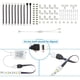 thumbnail image 3 of de conectores sin soldadura de tirarere RGB 5050 de 4 piezas de 10mm-incluye, divisor de 2 vías, conectores en apariencia T, 3 of 9