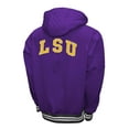 thumbnail image 3 of Men's Franchise Club Purple LSU Tigers Grind Full-Zip Hoodie Jacket, 3 of 3