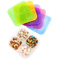 thumbnail image 4 of AVLA Lot de 10 Boîtes à Collations Bento, Contenants Réutilisables pour Préparation de Repas, Boîtes à Lunch Bento à 4 Compartiments, Contenants de Stockage Alimentaire Empilables pour le Travail et les Voyages, 4 of 8