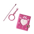 thumbnail image 2 of Rewenti Keychain Pendant Album Love Head Poster Storage Album Id Photo Card Album, 2 of 6