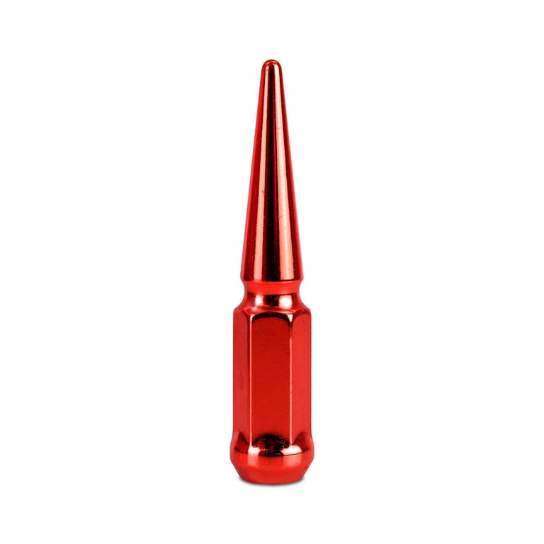 Mishimoto Spiked Lug Nuts, M12x1.5, 20-PC Set, Red - Walmart.com
