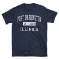 thumbnail image 1 of Port Barrington Illinois Classic Established Men's Cotton T-Shirt, 1 of 1