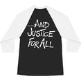 thumbnail image 2 of Metallica Justice Raglan Baseball Shirt, 2 of 2