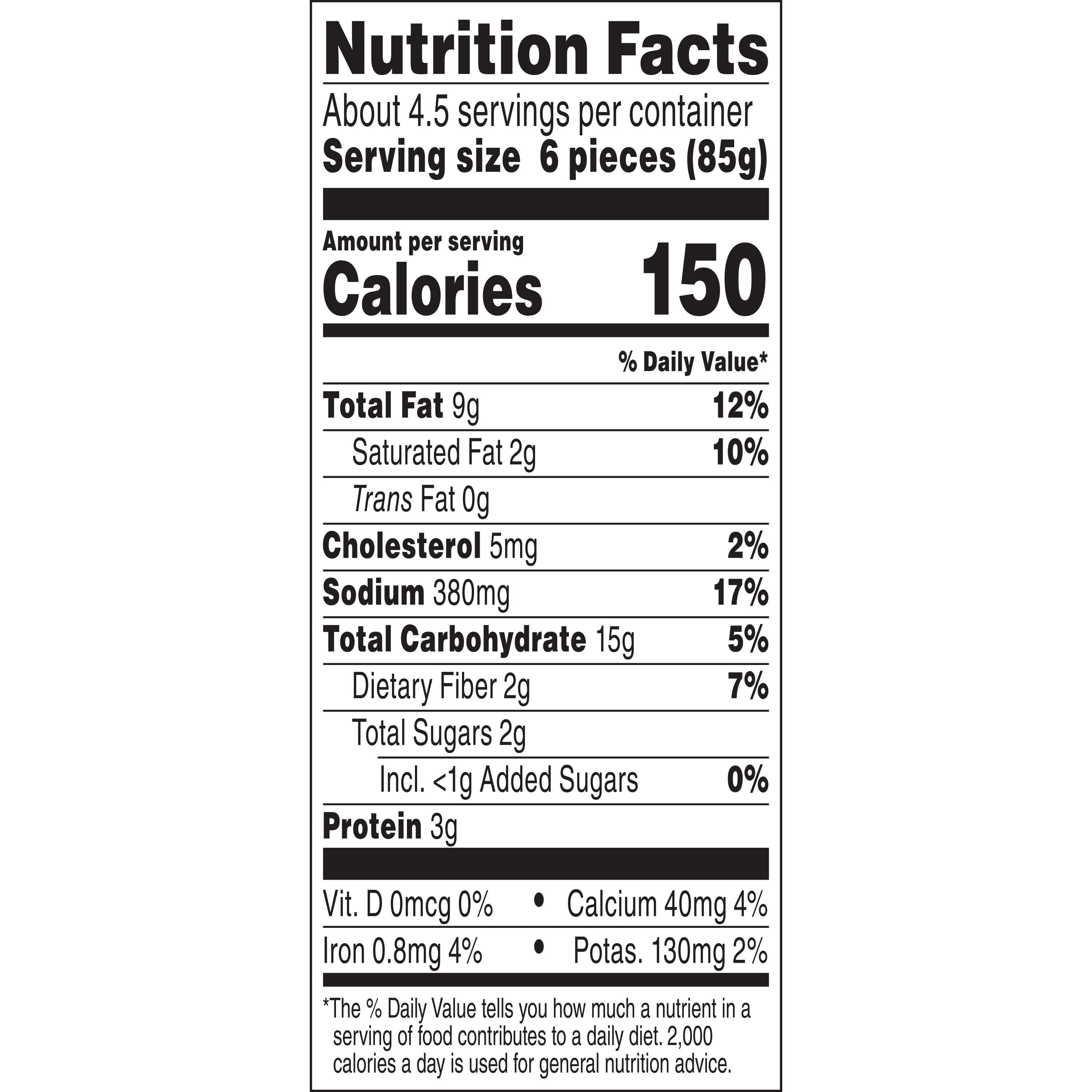 Green Giant Veggie Tots Cauliflower Cheese & Bacon, 14 oz Bag (Frozen)