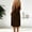Coffee, variant on XiYing Dress Shirts for Men, Women Summer Casual Solid Sleeveless Backless Midi Dress for Night Out, S-Xxl,