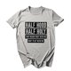 thumbnail image 2 of ICHUANYI Clearance Fashion Women Summer Letter Printing Short Sleeve Shirt Casual Tops Blouse(Gray, S) ICHUANYI WER2023081207355, 2 of 3
