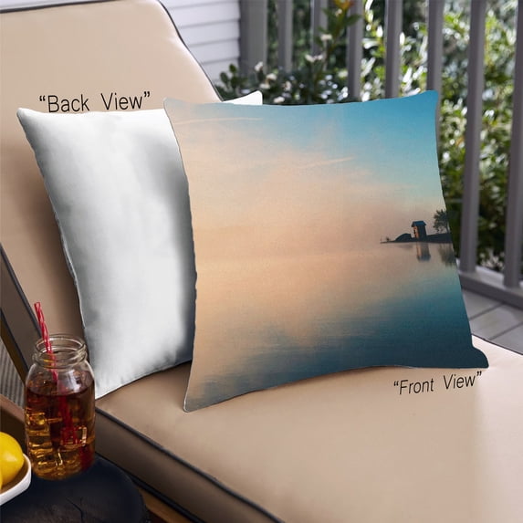 Ahgly Company State Michigan Outdoor Throw Pillow, 18 inch by 18 inch