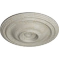 thumbnail image 3 of Ekena Millwork 14 3/4"OD x 1 3/4"P Traditional Ceiling Medallion (Fits Canopies up to 4"), Hand-Painted Pot of Cream Crackle, 3 of 6