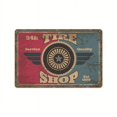 thumbnail image 1 of Pintura de hojalata retro de garaje americano, estilo industrial, fondo de reparación de automóviles, pintura decorativa colgante sin marco para pared, 1 of 6