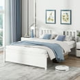 thumbnail image 2 of Gymax Full Size Bed Frame w/ Headboard Wood Slat Support No Box Spring Needed, 2 of 10