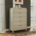 thumbnail image 2 of Roundhill Furniture Tavari 6-PC King Bedroom Set, Light Gray, 2 of 15