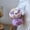 Purple, variant on 5.12Inch Valentines Handmade Crochet Flower Bouquet, Romantic Gift for Her, Perfect for Birthday Festival Wedding Graduation Anniversary Valentine's Day