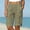 Army Green, variant on No Boundaries Bermuda Shorts for Women Knee Length High Waisted Side Split Elastic Waist Casual Long Shorts