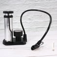 thumbnail image 3 of FOLOYORI 1Pack Metal Floor Pump for Bike Tire Inflator with High Pressure Foot Activated Design Silver 24x9cm, 3 of 8