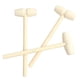 thumbnail image 1 of Mini martillos de madera multiusos, mazo de madera Natural, juguete para golpear, martillo pequeño para mariscos, 10 Uds., 1 of 5