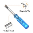 thumbnail image 4 of Unique Bargains 8Pcs SL3.0 Mini Slotted Screwdriver 3mm Magnetic Flat Head 45mm Length for Repairs, Blue, 4 of 6