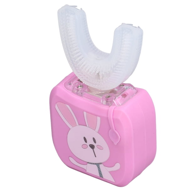 Cepillo de dientes ultrasónico en forma de U automático IPX7 Función de memoria a prueba de agua Silicona 360 Limpieza bucal Cepillo de dientes en forma de U para niños ANGGREK Otros