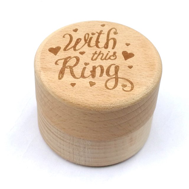 Rustic Wedding Wood Ring Holder Ring bearer box Wedding Ring Bearer Box Engagement Engraving Wooden Rings Box