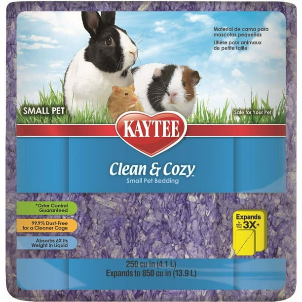 Kaytee Clean and Cozy Bedding Purple 250 Cu in
