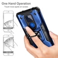 thumbnail image 6 of Nagebee Case for Motorola Moto G Play 2021 with Tempered Glass Screen Protector (Full Coverage), Full-Body Protective [Military-Grade], Magnetic Car Mount Ring Holder, Heavy-Duty Durable Case (Blue), 6 of 7