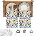thumbnail image 6 of Colorful Polka Dot Microfiber Kitchen Towel, Rainbow Polka Dots Watercolor Soft Absorbent Dish Towels, Quick Drying Washable Dishcloths for Kitchen Cleaning, Drying Dishes, 18x28 Inches, 6 of 9