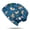 Dark Blue Christmas Dog and Snowman, variant on Christmas Gingerbread Man Pine Tree Slouchy Beanie Hat, Casual Daily Hat with Stretchy Fabric & Soft Texture, Stretchy Polyester Gifts for Birthday Christmas Thanksgiving