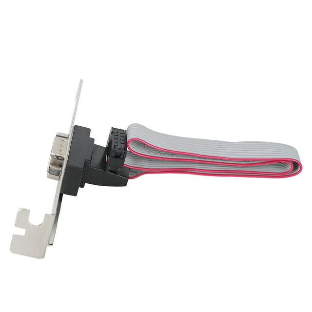 Serial Port Adapter Baffle, Stable Compatibility Motherboard Baffle Serial Port Header 9-pin Connector Serial Port Header For Adding A 9-pin COM Port
