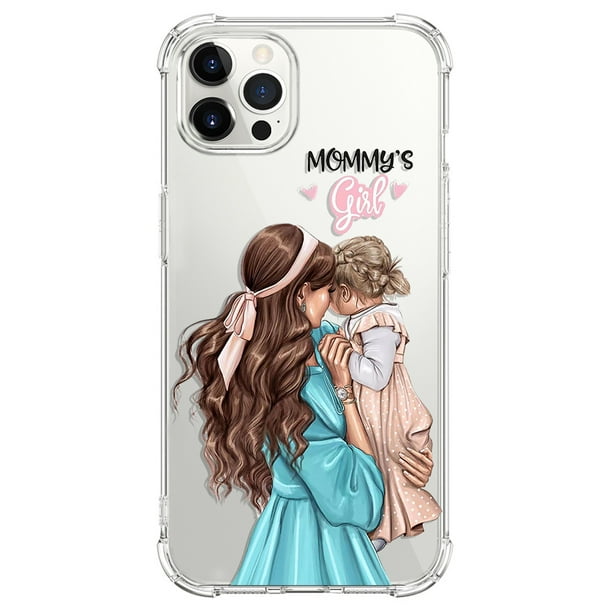 Female Power Super Mom Transparent Drop-proof Mobile Phone Case Is Suitable For Iphone14ProMax/14Plus/14Pro/14,iphone13ProMax/13MINI/13Pro/13,iphone12ProMax/12MINI/12Pro/12,iphone11ProMax/11Pro/11