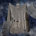 thumbnail image 6 of Teissuly Halloween Yard Decorations - Spooky Skull Gauze Hanging Ghosts Scene Hangers For Bar Haunted House Escape Room Setups - Ultimate Horror Themed Party Props, 6 of 7