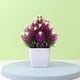 thumbnail image 4 of Artificial Silk Flower Arrangement in Weighted Pot for Home Office Decor - 1 Piece, 4 of 6