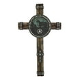 thumbnail image 4 of Set Of 3 Rustic Western Star Horseshoe Cowboy Horse And Pistols Wall Crosses, 4 of 9