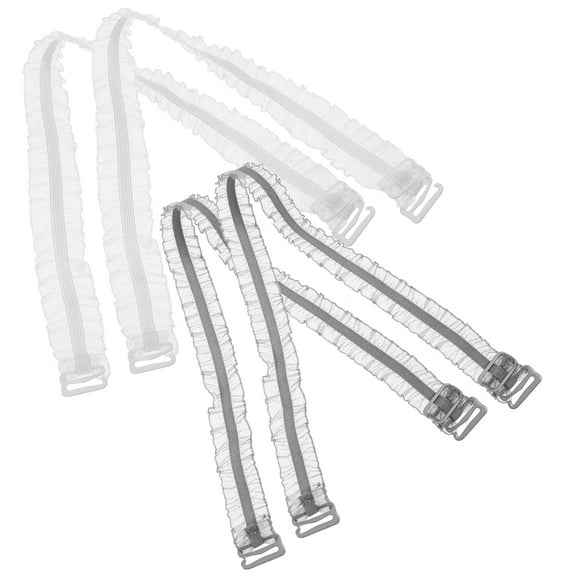 Raindrops MLINS 2 Pairs Adjustable Elastic Bra Straps for Women with Comfortable Lace Design and Support