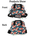 thumbnail image 3 of Herdesigns American Football Insulated Lunch Bag for Women Men Adult, Reusable Insulated Cooler Lunch Box Lunch Tote Bag for Work Picnic Beach, 3 of 7