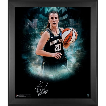 Sabrina Ionesu New York Liberty Framed Autographed 20" x 24" In Focus Photograph - Fanatics Authentic Certified