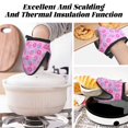 thumbnail image 7 of Pofeuu Donuts Print Thickened Mini Silicone Oven Mitts Heat Resistant, Rubber Oven Mitt Gloves, Finger Pinch Grips, Pot Holder, Silicone Potholder, 7 of 7