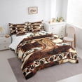 thumbnail image 3 of Castle Fairy Western Cowboy Boots Hat 7-Piece Twin Bedding Set, Bohemian Tribal Aztec, Farmhouse Cow Print, 3 of 8