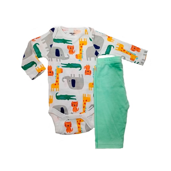 Kit 2 Piezas Bebé Niño Onesies Pañalero y Pantalón Multicolor OP224HD