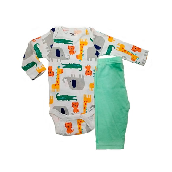 Kit 2 Piezas Bebé Niño Onesies Pañalero y Pantalón Multicolor OP224HD