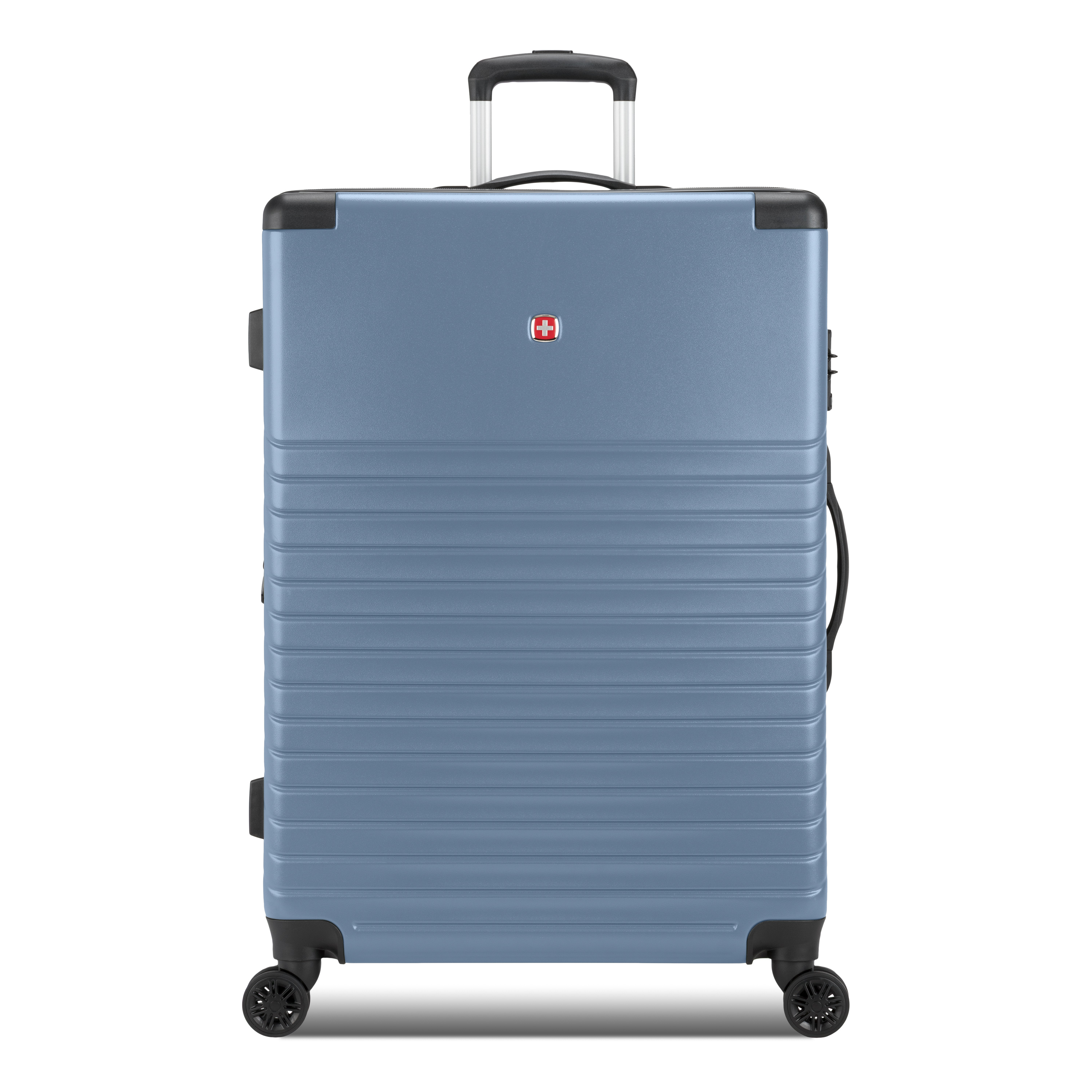SWISSGEAR Edge Hardside Large Checked Spinner, Slate Blue