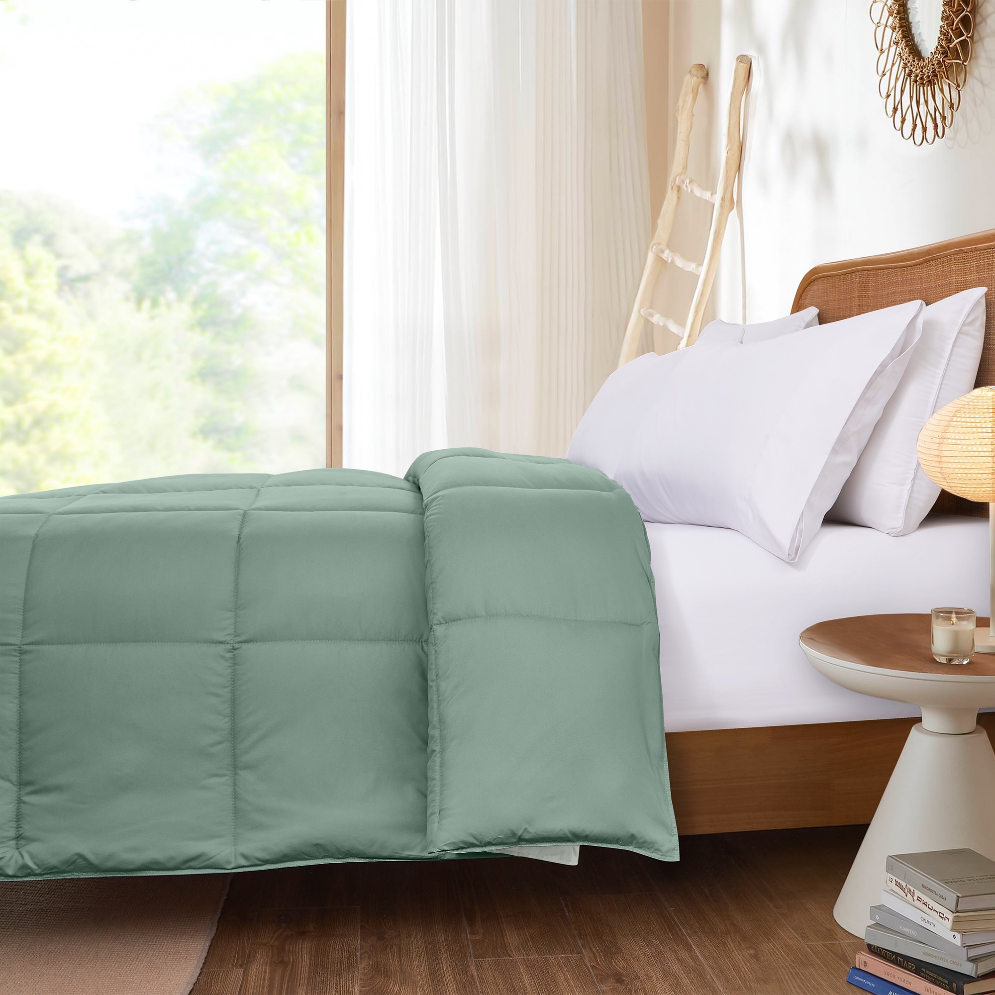 Modern Threads Reversible Ivy & Sage All-Season Down Alternative Adult Bed Comforter, Queen