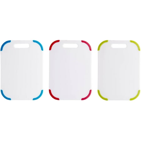 Oxo Good Grips Dishwasher Safe Cutting Board - Farberware 10 Inch x 14 Inch Non-Slip Poly Cutting Board Assorted Colors, 1 ea.