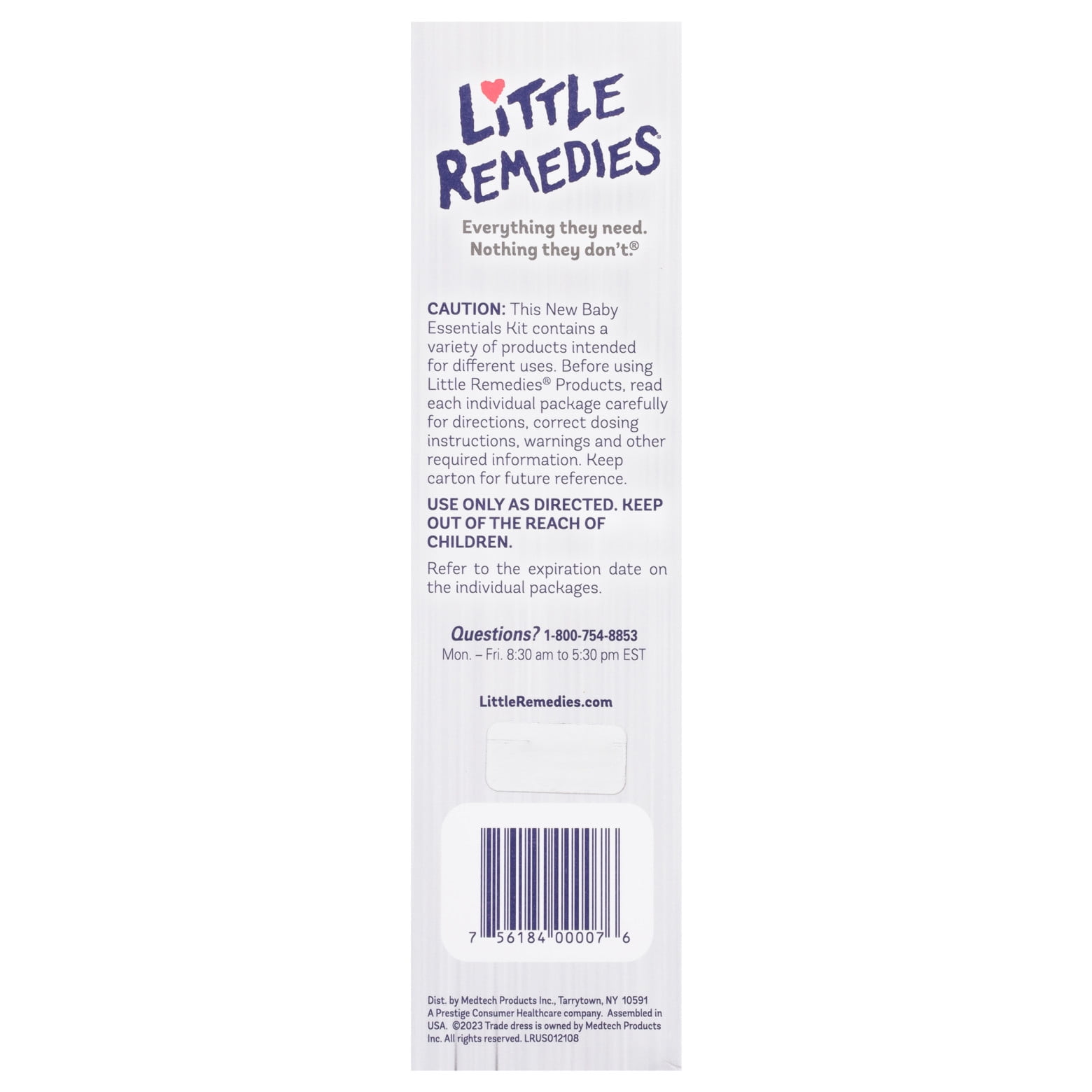 Little Remedies New Baby Essentials 6-Piece Kit for Infant's Nose and Tummy Relief