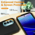 thumbnail image 2 of Xhy Moto G Play 2024 Case Military Grade Double Layer Drop Resistant Durable for Motorola G Play 2024 Phone - Black, 2 of 9