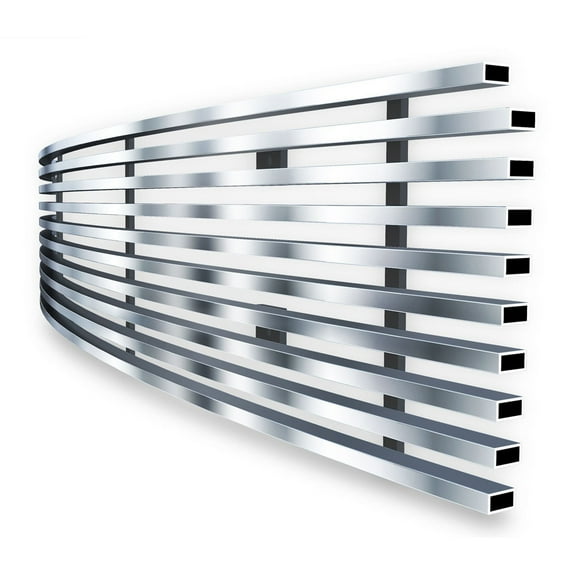 APS Compatible with Nissan Altima 2005-2006 SER Model Only Lower Bumper Stainless Steel Silver Horizontal Billet Front Grill Grille Insert N65268C